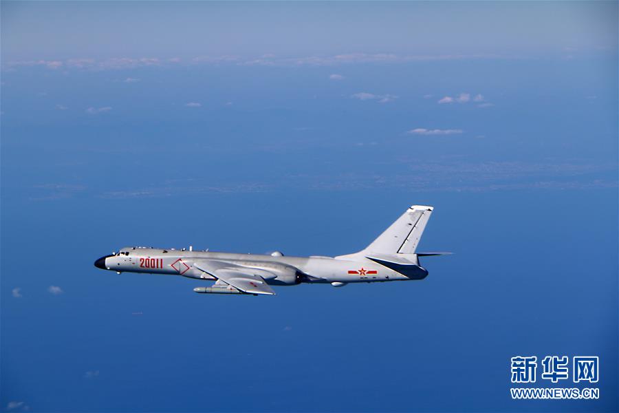 （圖文互動）（2）中國空軍編隊飛越對馬海峽赴日本海遠洋訓(xùn)練