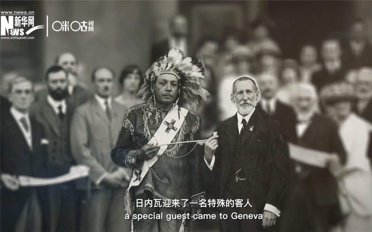 1924年，土著人第一次在國際舞臺尋求發聲