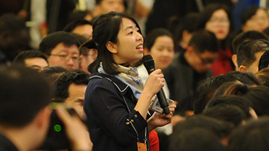 財新網、財新周刊記者提問