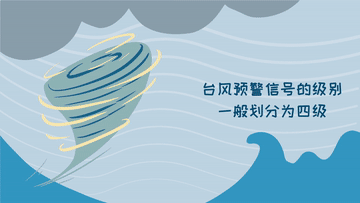 科畫丨不同顏色臺風(fēng)預(yù)警的含義，你看懂了嗎？